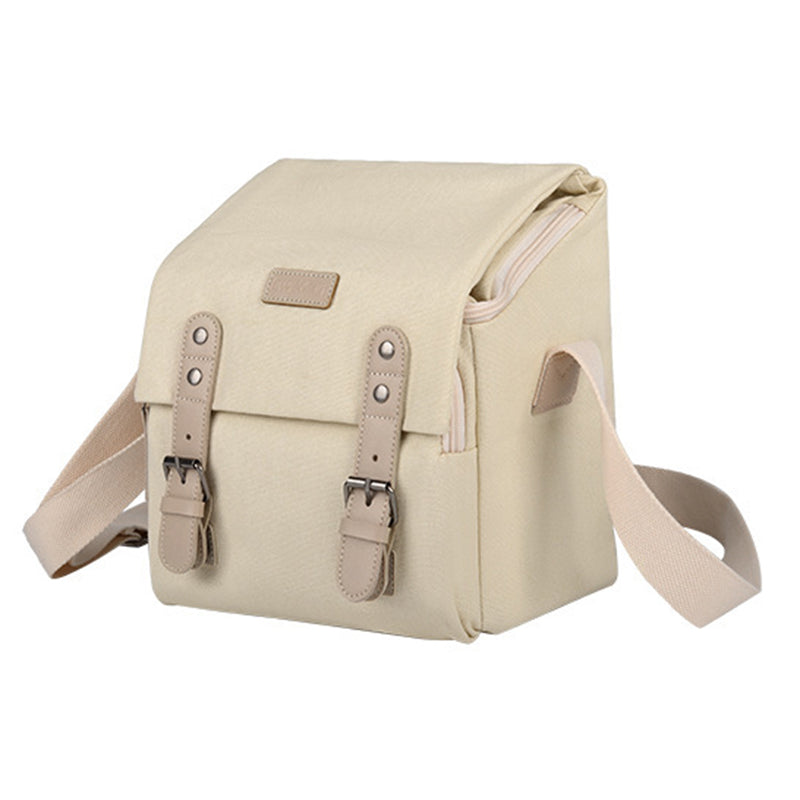 CWATCUN N1 Size M Portable Canvas Camera Storage Crossbody Bag for 1 Camera + 2 Lens CWATCUN N1 Size M Portable Canvas Camera Storage Crossbody Bag for 1 Camera + 2 Lens